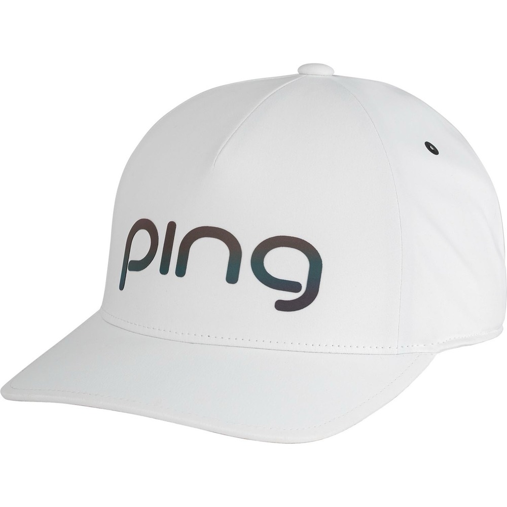 Ping Flexfit Delta Adjustable White Ball Cap Hat (Y1)